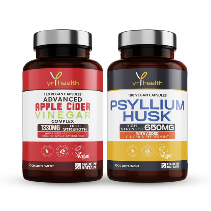 Gut Health Bundle: Apple Cider Vinegar Complex + Psyllium Husk Complex